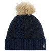 image:imageSpyder Womens Plait Pom Lined Ski BeanieTrue Navy