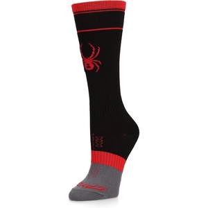 image:imageSpyder Boys Bug Liner Ski Socks Little KidBig KidBlack