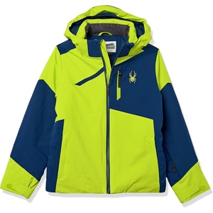 image:imageSpyder Boys Challenger Insulated Ski JacketSharp Lime Abyss