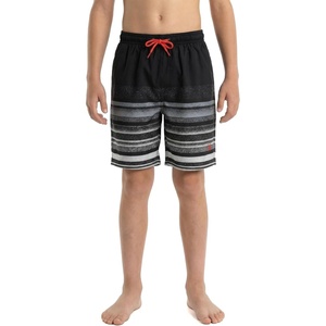image:imageSpyder Boys Swim Trunk Volley Shorts QuickDry UPF Protection 4Way Stretch Brief Liner PocketsCaviar