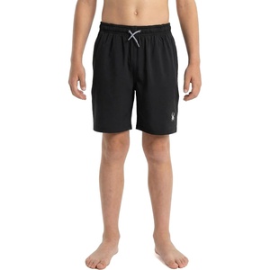 image:imageSpyder Boys Swim Trunk Volley Shorts QuickDry UPF Protection 4Way Stretch Brief Liner PocketsOnyx
