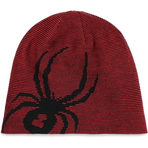 image:imageSpyder Boys Youth Reversible Bug Ski BeanieSpyder Red