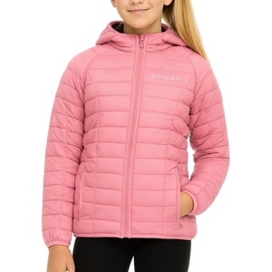 image:imageSpyder Girls Packable Puffer Jacket with Hood Lightweight Winter OuterwearRose