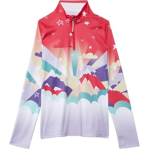 image:imageSpyder Girls Surface 12 Zip Top Big KidsMulticolor