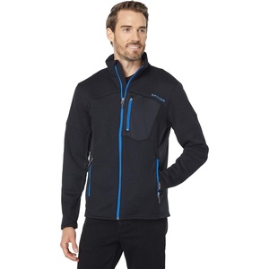 image:imageSpyder Mens Bandit Hybrid Full Zip Mid Layer JacketBlack Old Glory