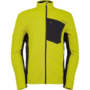 image:imageSpyder Mens Bandit Hybrid Full Zip Mid Layer JacketCitron