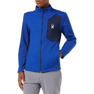 image:imageSpyder Mens Bandit Hybrid Full Zip Mid Layer JacketElectric Blue