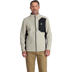 image:imageSpyder Mens Bandit Hybrid Full Zip Mid Layer JacketSandstorm