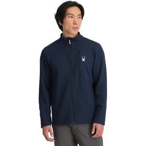 image:imageSpyder Mens Bandit Hybrid Full Zip Mid Layer JacketTrue Navy 2