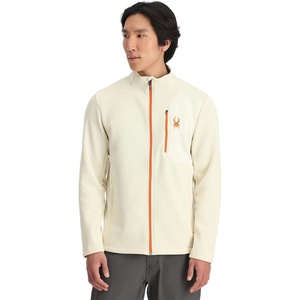 image:imageSpyder Mens Bandit Hybrid Full Zip Mid Layer JacketVanilla Latte