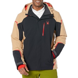 image:imageSpyder Mens Copper Insulated Ski Snow Hooded JacketBlack Tannin