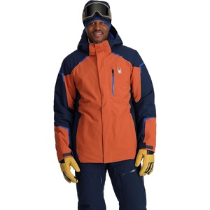 image:imageSpyder Mens Copper Insulated Ski Snow Hooded JacketSaddle