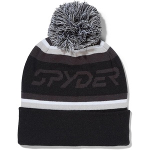 image:imageSpyder Mens Icebox Lined Pom Ski BeanieBlack