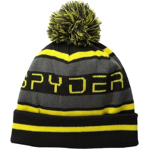 image:imageSpyder Mens Icebox Lined Pom Ski BeanieBlackSunPolar