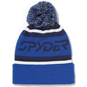 image:imageSpyder Mens Icebox Lined Pom Ski BeanieElectric Blue