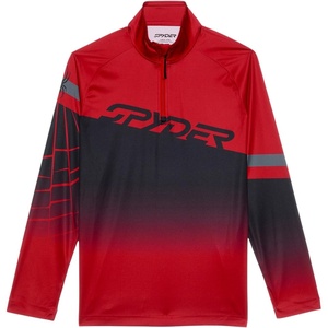 image:imageSpyder Toddler Boys Incline Half Zip Ski Base Layer Sweater JacketSpyder Red