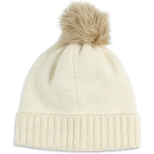 image:imageSpyder Womens Plait Pom Lined Ski BeanieVanilla Latte