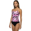 image:imageSpyder Womens 2pc Bikini Swimsuit Set  UPF  Quick Dry Tummy Control Tankini Bathing SuitsRaspberry