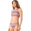 image:imageSpyder Womens 2piece Swimsuit Set  Top amp Hipster Bottom QuickDry Adjustable Straps Removable CupsBerry