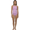 image:imageSpyder Womens 2piece Swimsuit Set  Top amp Hipster Bottom QuickDry Adjustable Straps Removable CupsLilac