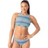 image:imageSpyder Womens 2piece Swimsuit Set  Top amp Hipster Bottom QuickDry Adjustable Straps Removable CupsTeal