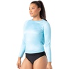 image:imageSpyder Womens Long Sleeve Rashguard  QuickDry UPF Swim Shirt Beach Surfing Hiking Gym YogaAqua