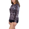 image:imageSpyder Womens Long Sleeve Rashguard  QuickDry UPF Swim Shirt Beach Surfing Hiking Gym YogaBlack
