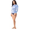 image:imageSpyder Womens Long Sleeve Rashguard  QuickDry UPF Swim Shirt Beach Surfing Hiking Gym YogaDenim
