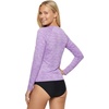 image:imageSpyder Womens Long Sleeve Rashguard  QuickDry UPF Swim Shirt Beach Surfing Hiking Gym YogaLilac