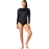 image:imageSpyder Womens Long Sleeve Rashguard  QuickDry UPF Swim Shirt Beach Surfing Hiking Gym YogaOnyx
