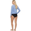 image:imageSpyder Womens Long Sleeve Rashguard  QuickDry UPF Swim Shirt Beach Surfing Hiking Gym YogaSail Blue