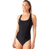 image:imageSpyder Womens Onepiece Swimsuit  Slimming Tummy Control Bathing Suit Removable Cups QuickDry FabricBlack