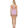 image:imageSpyder Womens Onepiece Swimsuit  Slimming Tummy Control Bathing Suit Removable Cups QuickDry FabricLilac