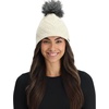 image:imageSpyder Womens Royal Pom Lined Ski Beanie Vanilla Latte OS