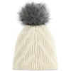 image:imageSpyder Womens Royal Pom Lined Ski Beanie Vanilla Latte OS
