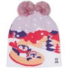 image:imageSpyder Girls Penguin Double Pom Hat Beanie HatMulti