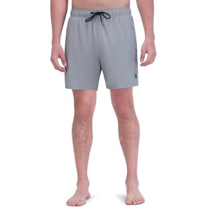 image:imageSpyder Mens Swim Trunks  Stretch QuickDry 7inch Board Shorts Sun Protection amp LinerPewter