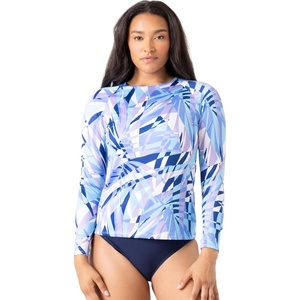 image:imageSpyder Womens Long Sleeve Rashguard  QuickDry UPF Swim Shirt Beach Surfing Hiking Gym YogaDenim