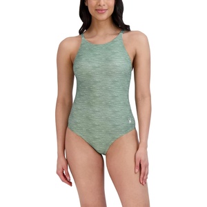 image:imageSpyder Womens Onepiece Swimsuit  Slimming Tummy Control Bathing Suit Removable Cups QuickDry FabricOlive