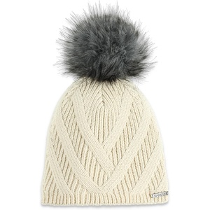image:imageSpyder Womens Royal Pom Lined Ski Beanie Vanilla Latte OS