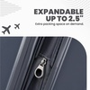 image:imageSpyder Carve 20 Inch Carry On Expandable Hardside Upright Suitcase with 360 Spinner Wheels TSA Approved Lock GrayGray