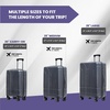 image:imageSpyder Carve 20 Inch Carry On Expandable Hardside Upright Suitcase with 360 Spinner Wheels TSA Approved Lock GrayGray