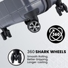 image:imageSpyder Carve 20 Inch Carry On Expandable Hardside Upright Suitcase with 360 Spinner Wheels TSA Approved Lock GrayGray