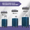 image:imageSpyder Matrix 20 Inch Carry On Expandable Hardside Upright Suitcase with 360 Spinner Wheels TSA Approved Lock OrangeBlue