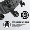 image:imageSpyder Matrix 20 Inch Carry On Expandable Hardside Upright Suitcase with 360 Spinner Wheels TSA Approved Lock OrangeGrayBlack