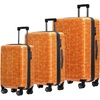 image:imageSpyder Matrix 20 Inch Carry On Expandable Hardside Upright Suitcase with 360 Spinner Wheels TSA Approved Lock OrangeOrange