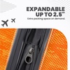 image:imageSpyder Matrix 20 Inch Carry On Expandable Hardside Upright Suitcase with 360 Spinner Wheels TSA Approved Lock OrangeOrange