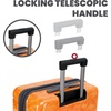 image:imageSpyder Matrix 20 Inch Carry On Expandable Hardside Upright Suitcase with 360 Spinner Wheels TSA Approved Lock OrangeOrange