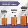 image:imageSpyder Matrix 20 Inch Carry On Expandable Hardside Upright Suitcase with 360 Spinner Wheels TSA Approved Lock OrangeOrange