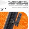 image:imageSpyder Matrix 20 Inch Carry On Expandable Hardside Upright Suitcase with 360 Spinner Wheels TSA Approved Lock OrangeOrange
